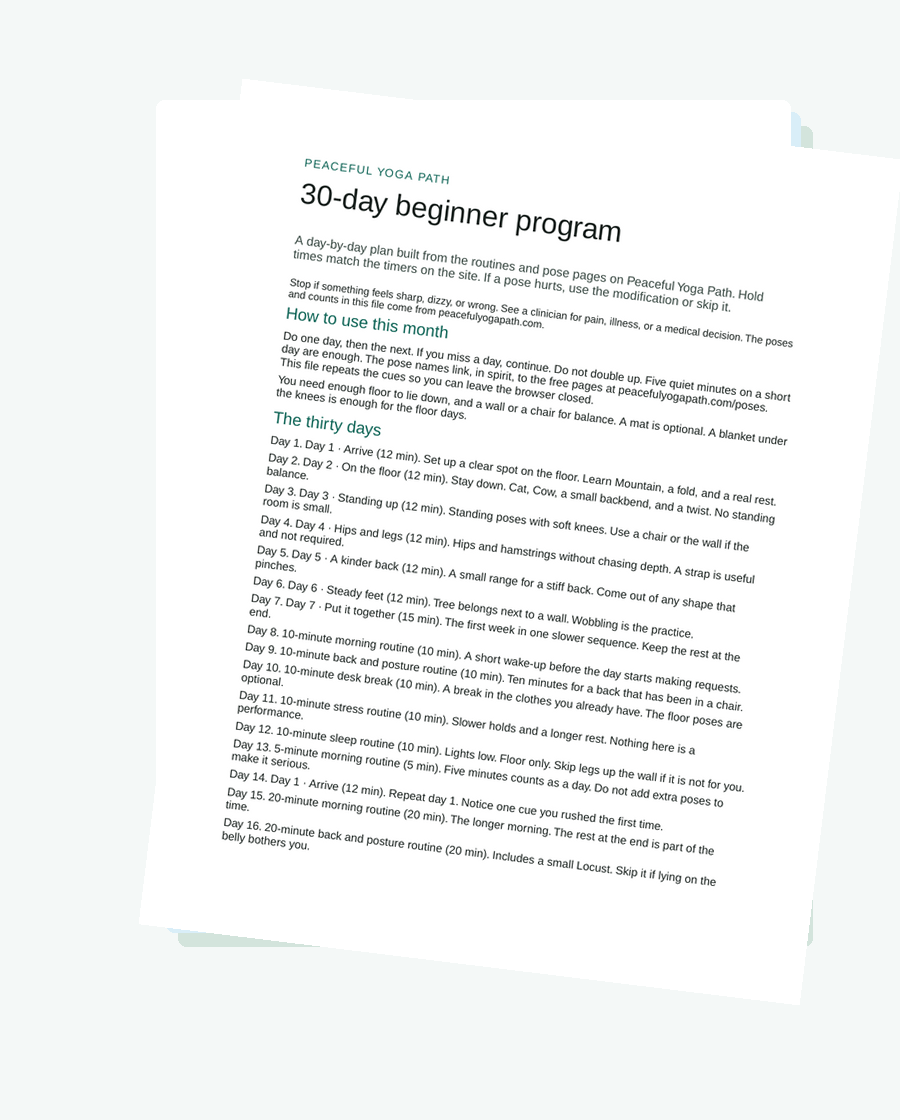 Cover of 30-day beginner program