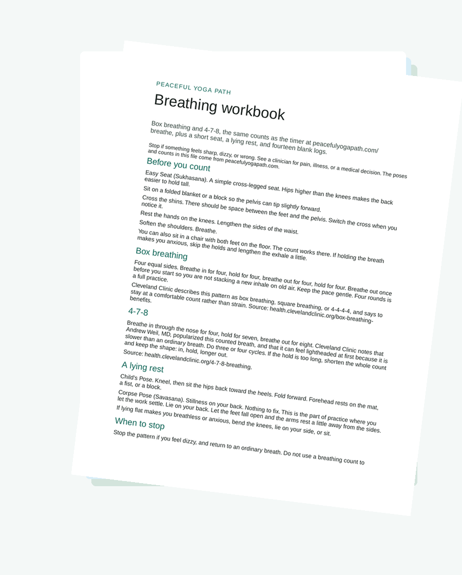 Cover of Breathing workbook